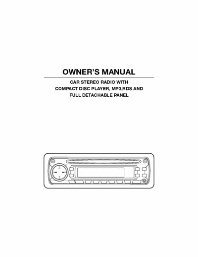 ELTA 7536N Elta Car Radio Users Manual in English